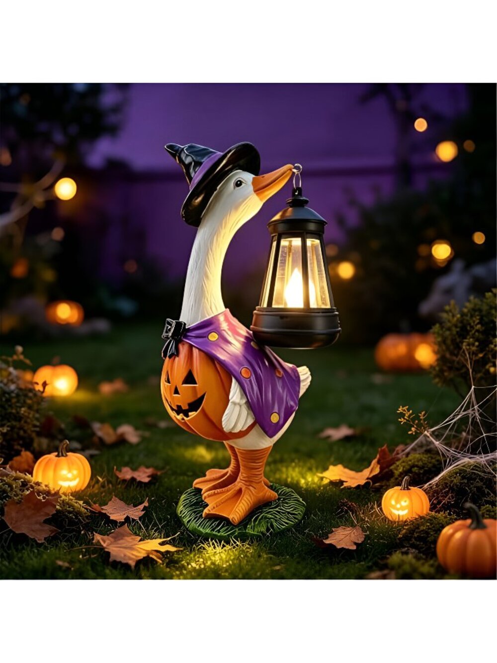 Halloween Decorations Solar Garden Outdoor Statues Goose